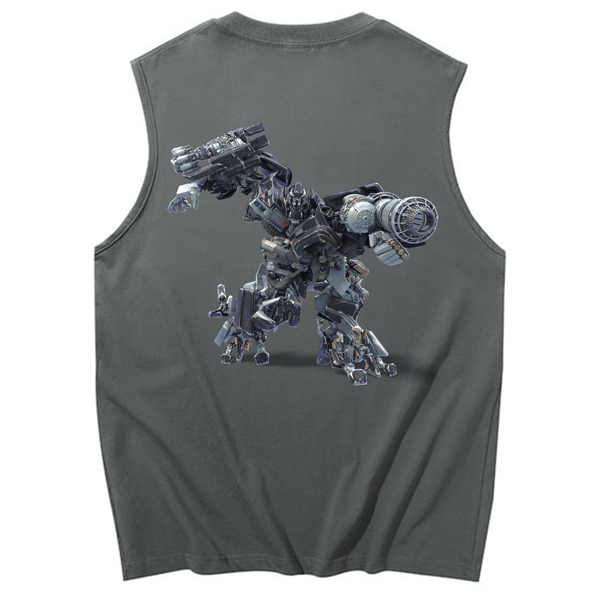 （画像用） Transformers トランスフォーマー コットン100％タンクトップ（背面プリント）